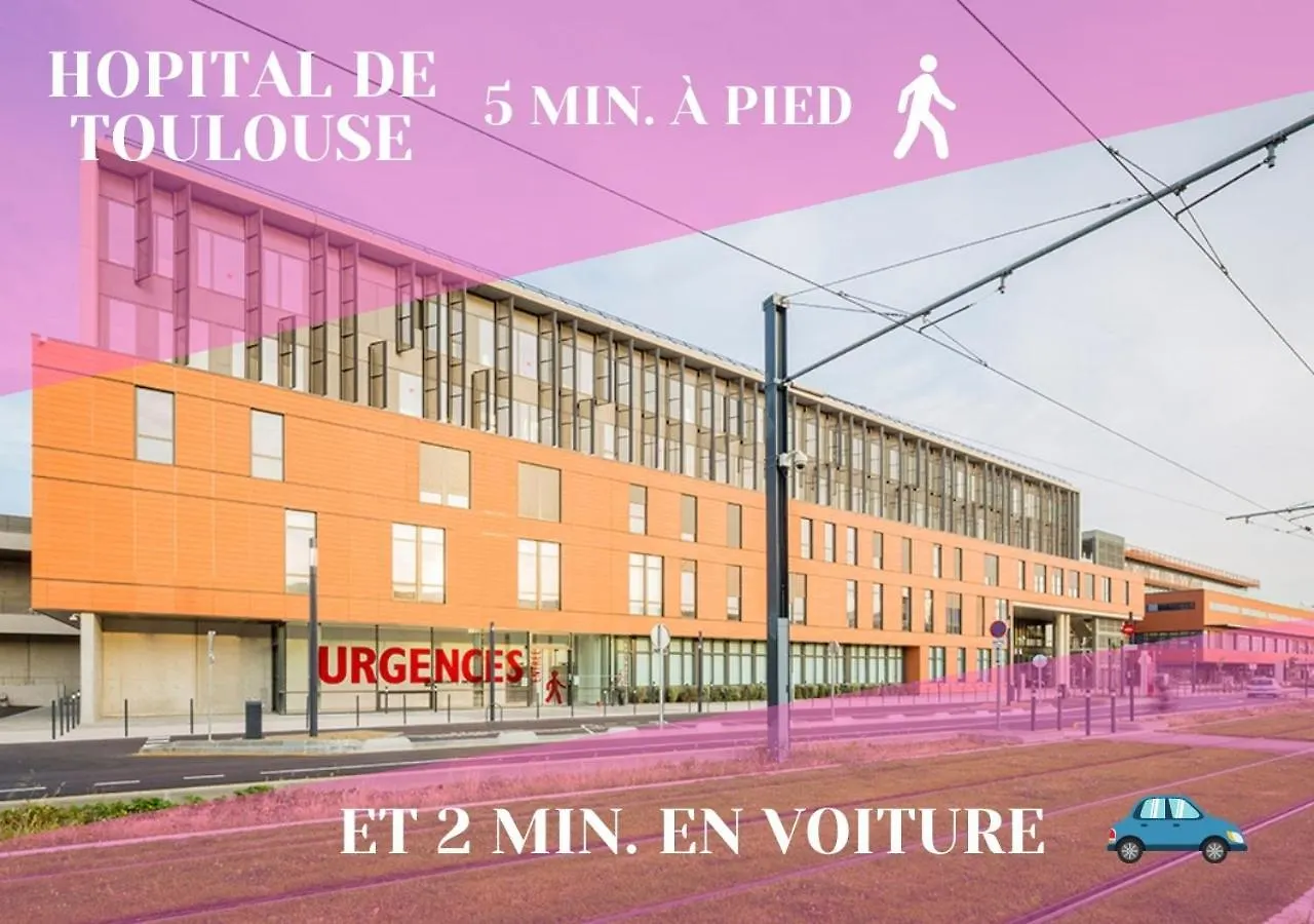 Studio Purpan Apartman Toulouse Franciaország